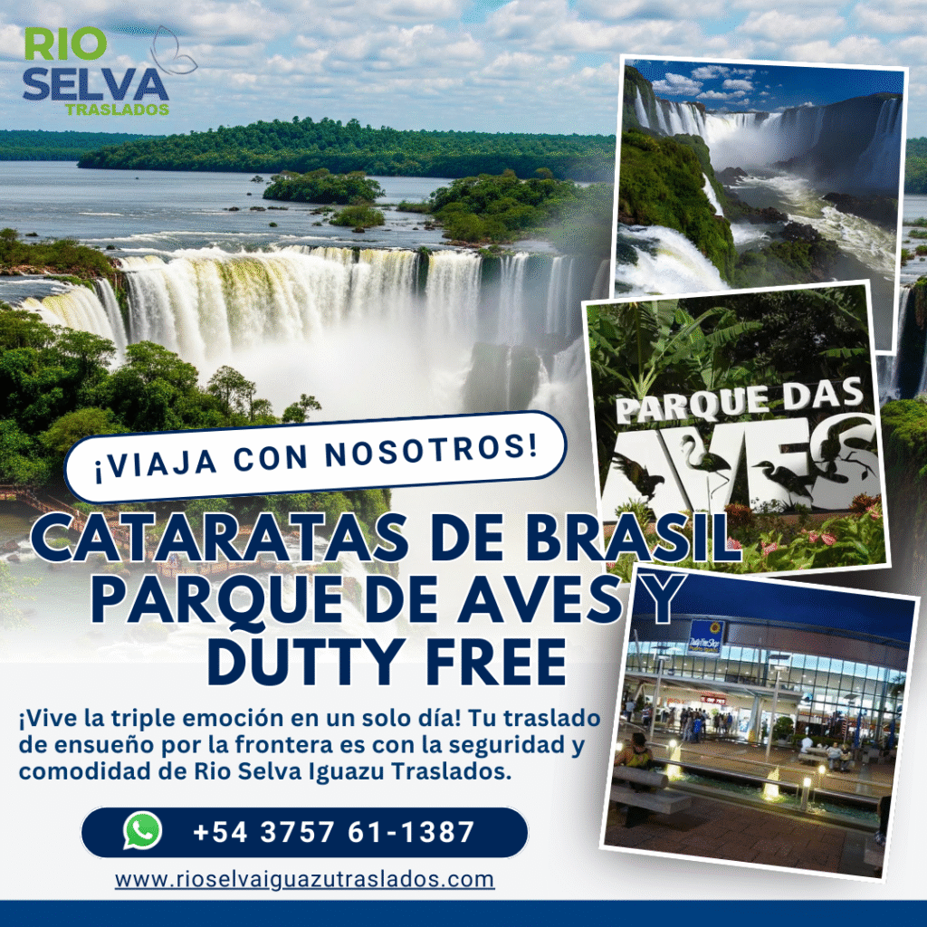 cataratas Parque de aves+Duttyfree